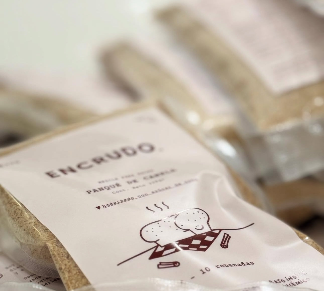 Encrudo: Mezclas de harina sin azúcar refinada