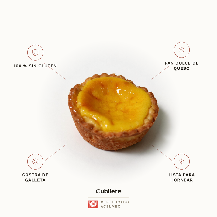 Cubilete sin gluten · Pan-Filio