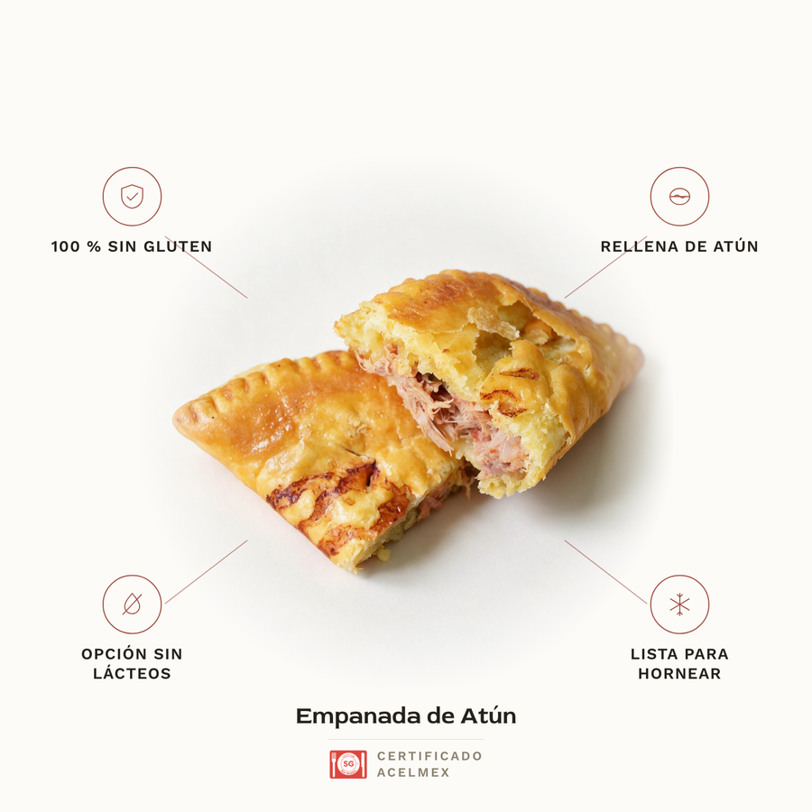 Empanada de Atún sin gluten · Pan-Filio