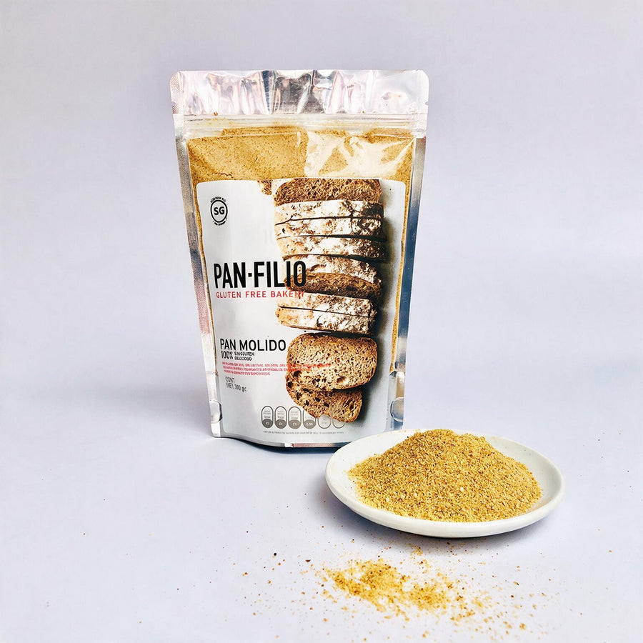 Pan Molido sin gluten · Pan-Filio