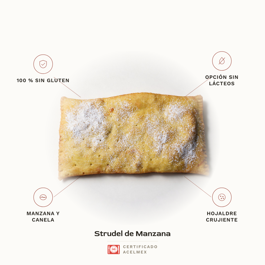 Strudel de Manzana sin gluten · Pan-Filio