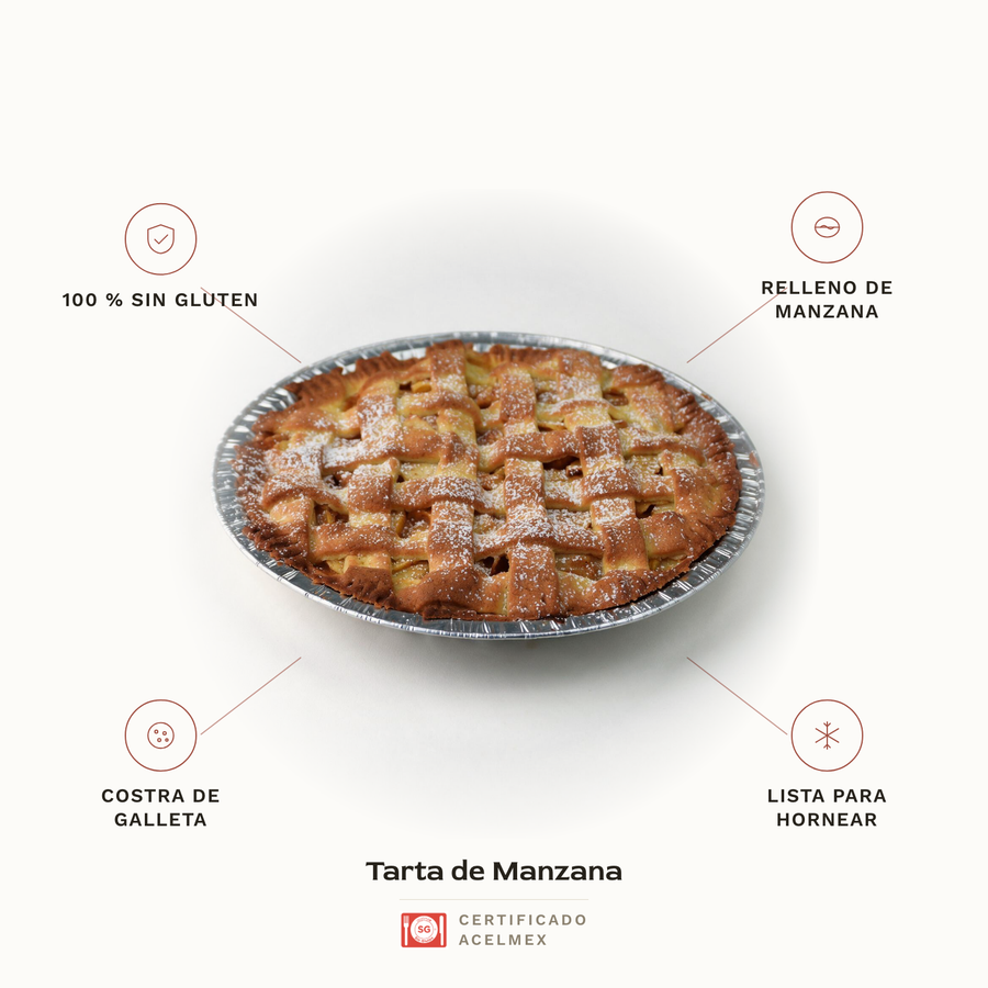 Tarta de manzana sin gluten · Pan-Filio