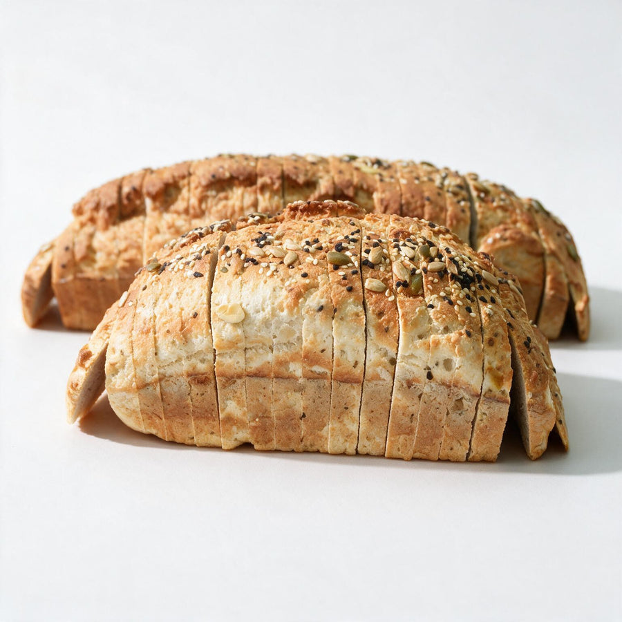 Pan de Caja con semillas sin gluten · Pan-Filio