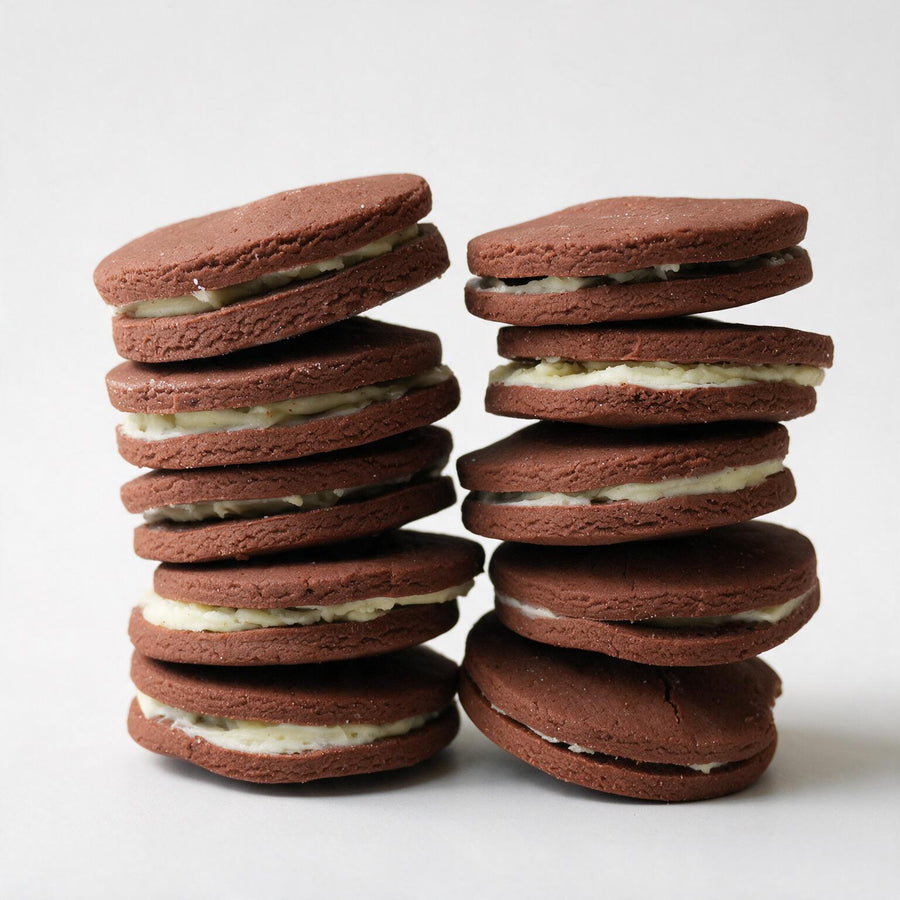 Galleta chocovainilla sin gluten · Pan-Filio