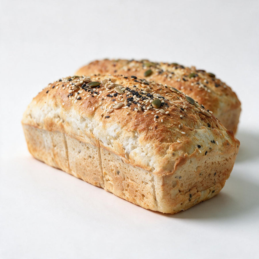 Pan de Caja con semillas sin gluten · Pan-Filio