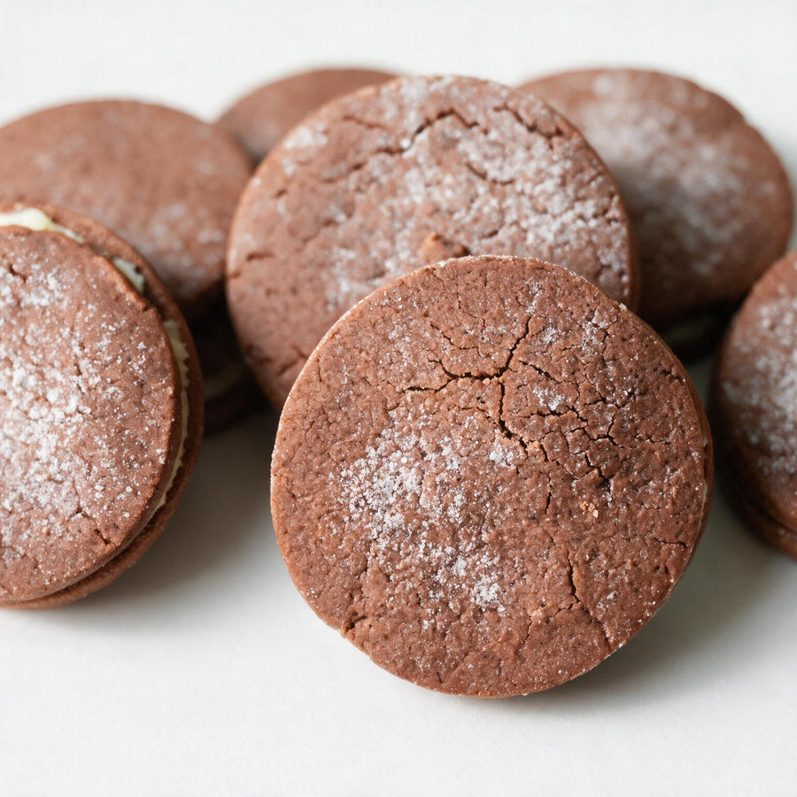 Galleta chocovainilla sin gluten · Pan-Filio