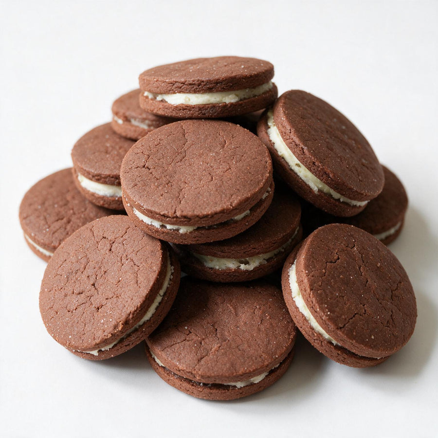 Galleta chocovainilla sin gluten · Pan-Filio