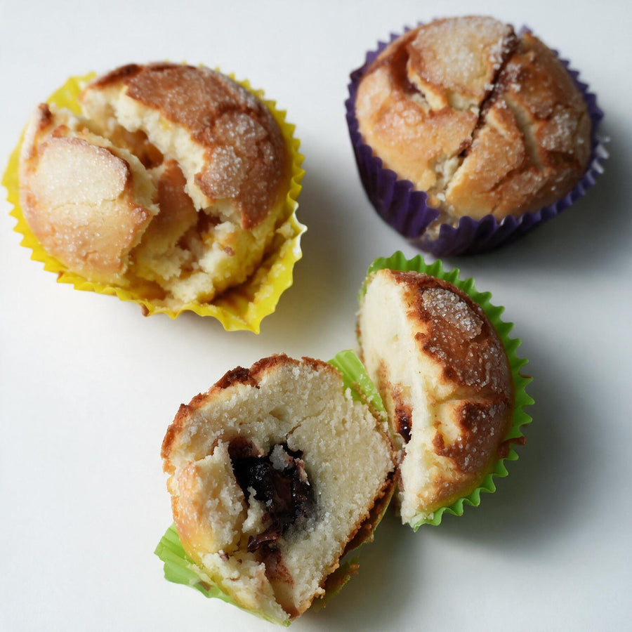 Magdalena rellena sin gluten · Pan-Filio