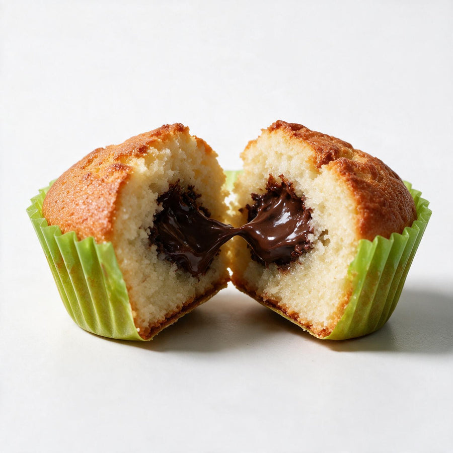 Magdalena rellena sin gluten · Pan-Filio