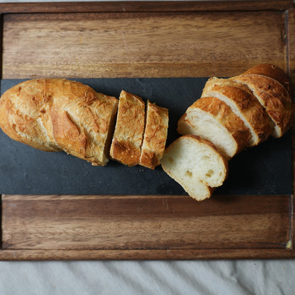 Baguette sin gluten · Pan-Filio