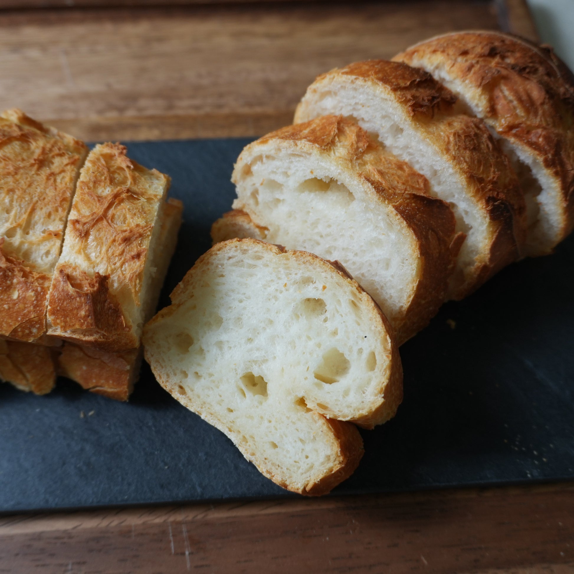 Baguette sin gluten · Pan-Filio