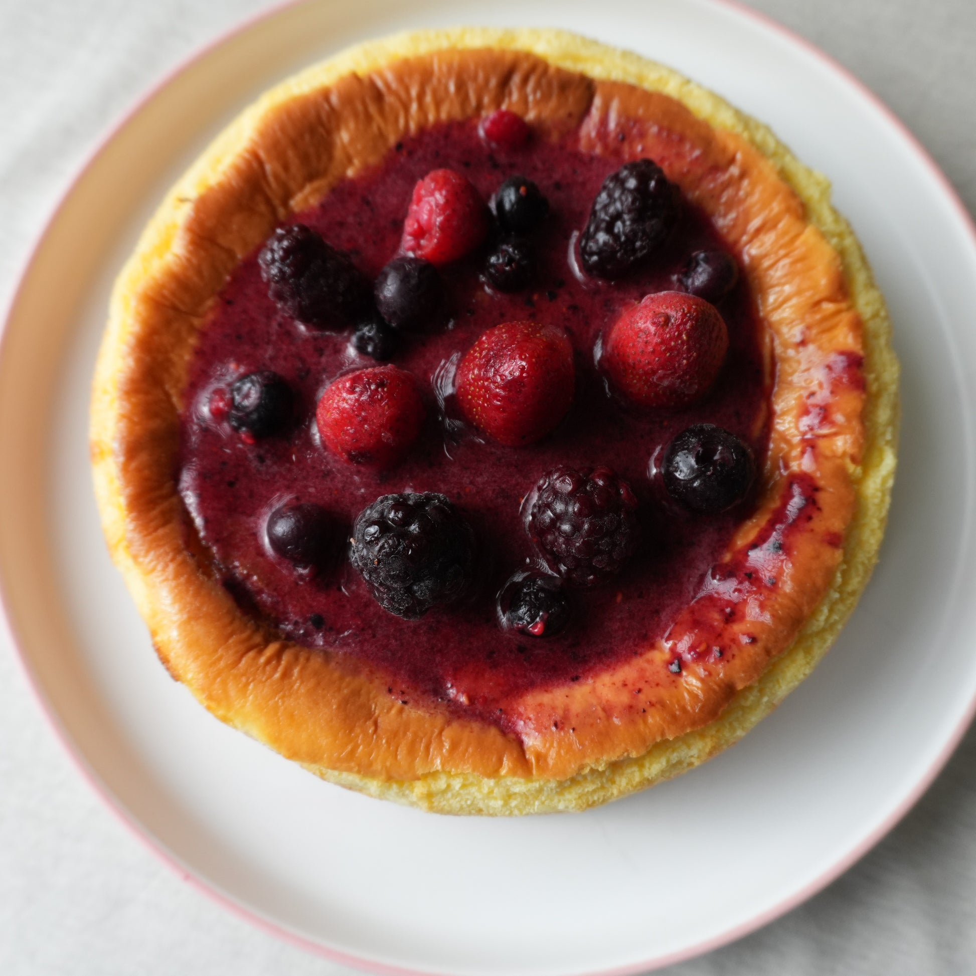 Cheesecake sin gluten · Pan-Filio