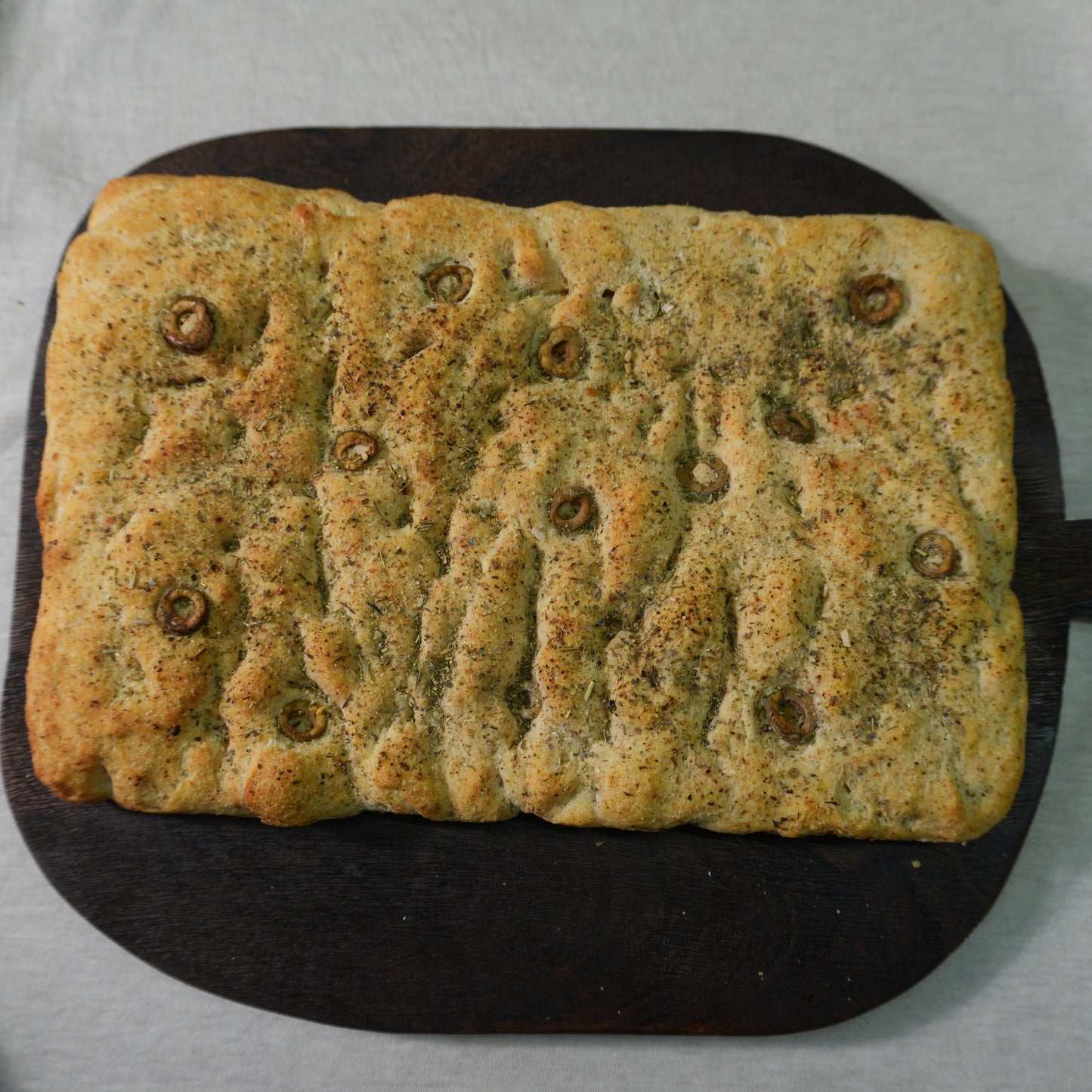 Focaccia sin gluten · Pan-Filio