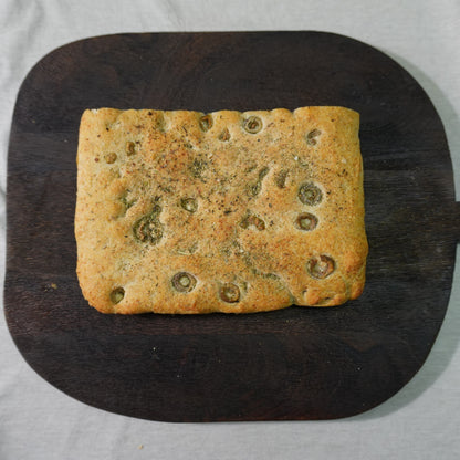 Focaccia sin gluten · Pan-Filio
