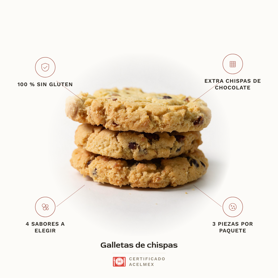 Galletas de chispas · características