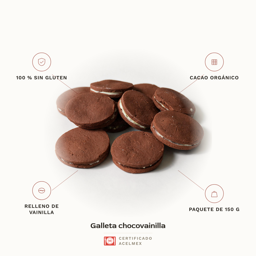 Galleta chocovainilla · características