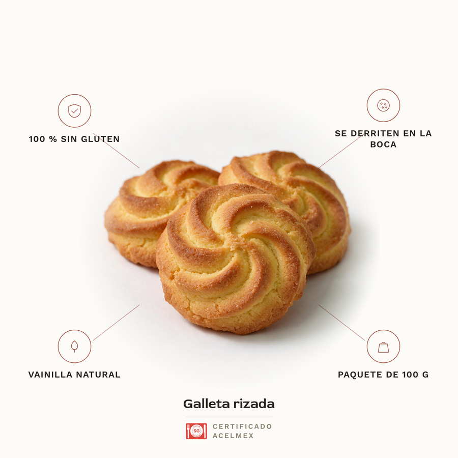 Galleta Rizada · características