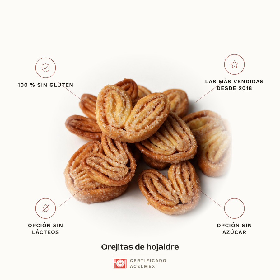Orejitas de hojaldre · características