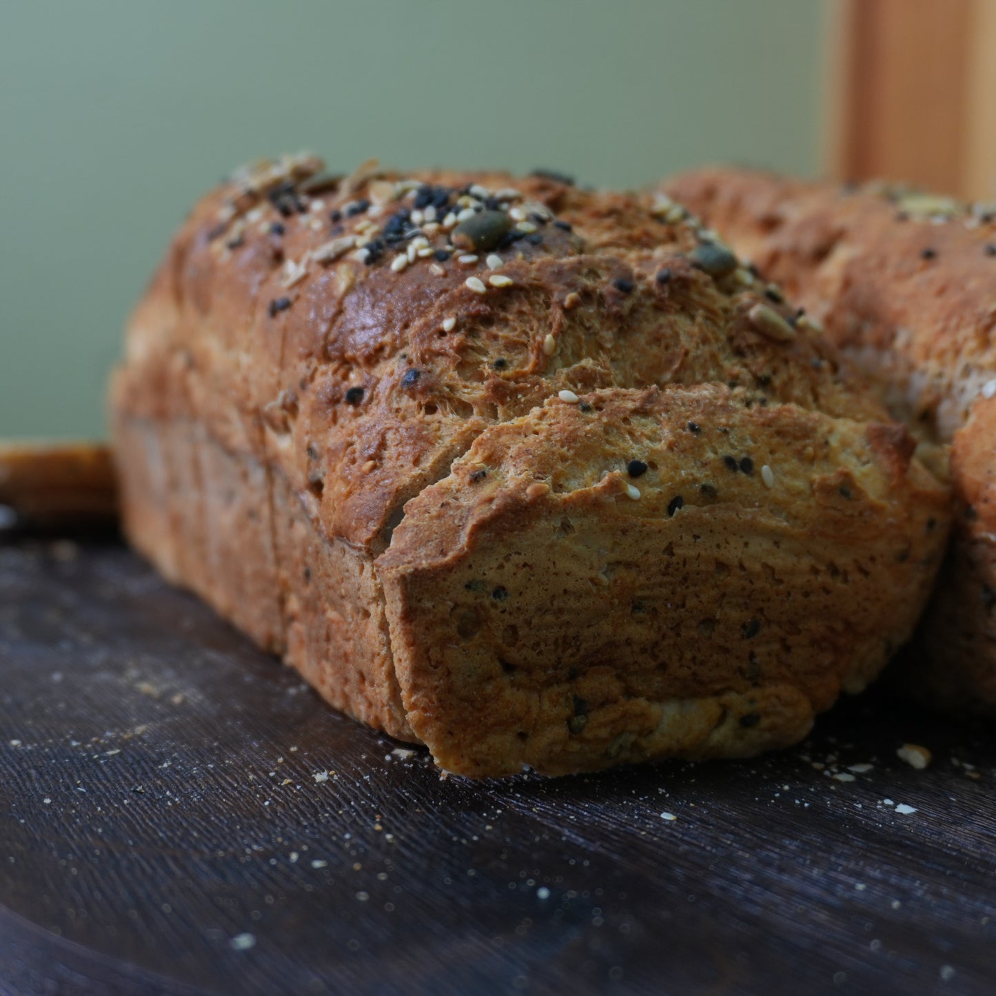 Pan de Caja con semillas sin gluten · Pan-Filio
