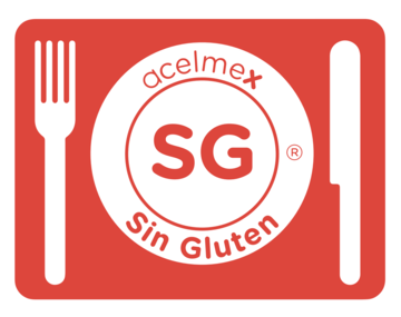 Distintivo ACELMEX Sin Gluten